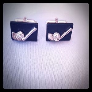 Golf cufflinks